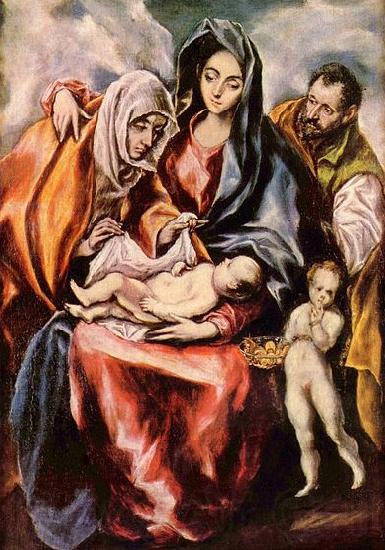 El Greco Hl. Familie Germany oil painting art